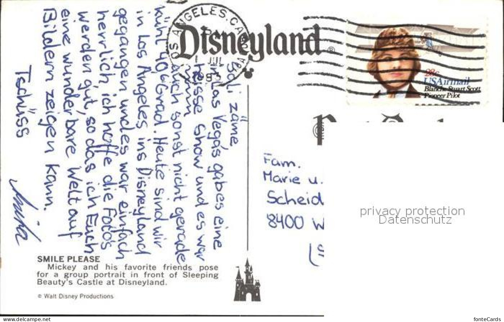 72534902 Disneyland_California Mickey Mouse Minnie Goofy Pluto Sleeping Beauty's - Other & Unclassified