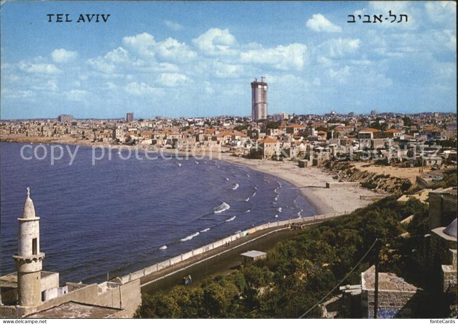 72530598 Tel Aviv Seen From Ancient Jaffa At The Centre Shalom Mayer Tower Tel A - Israel