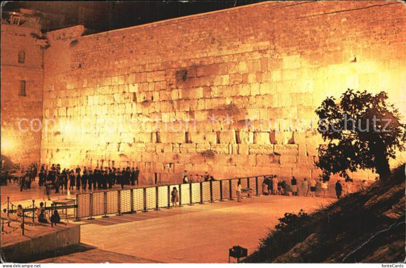 72530591 Jerusalem Yerushalayim The Western Wall At Night  - Israel