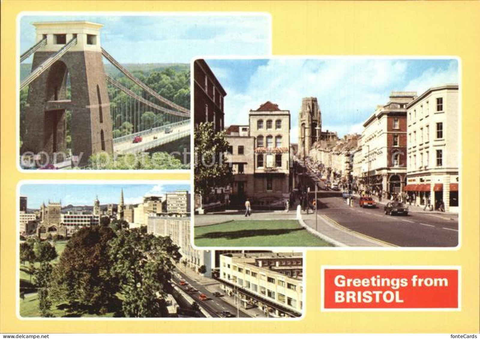 72487409 Bristol UK Suspension Bridge Park Street Castle   - Bristol