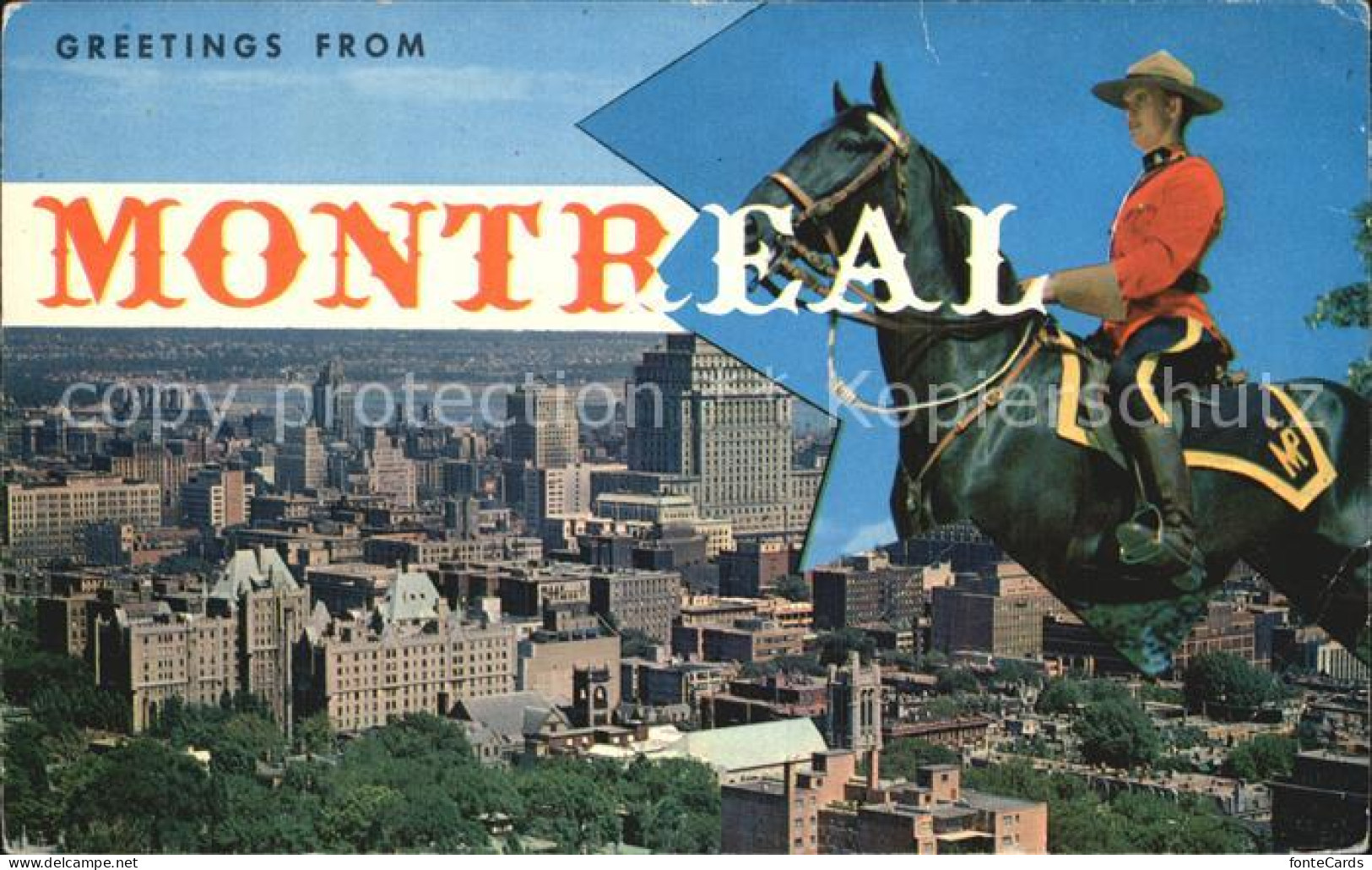 72486944 Montreal Quebec Business District From Mount Royal Royal Canadian Mount - Unclassified