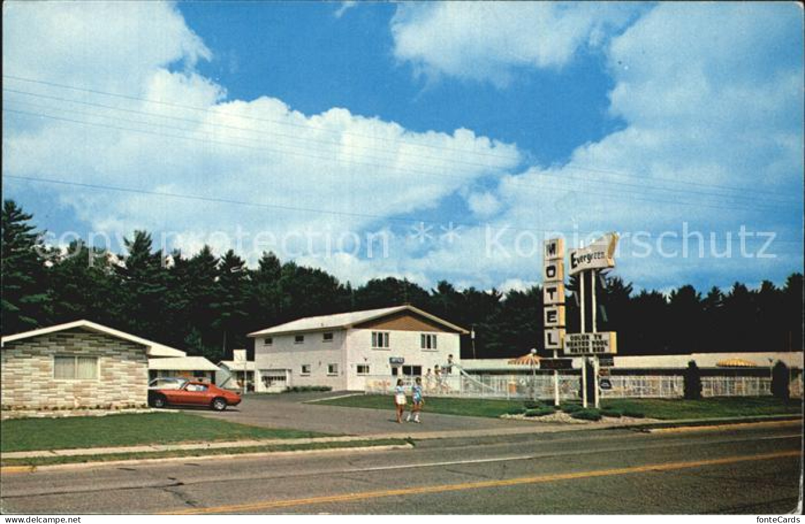 72486874 Wisconsin_Dells Evergreen Motel - Andere & Zonder Classificatie