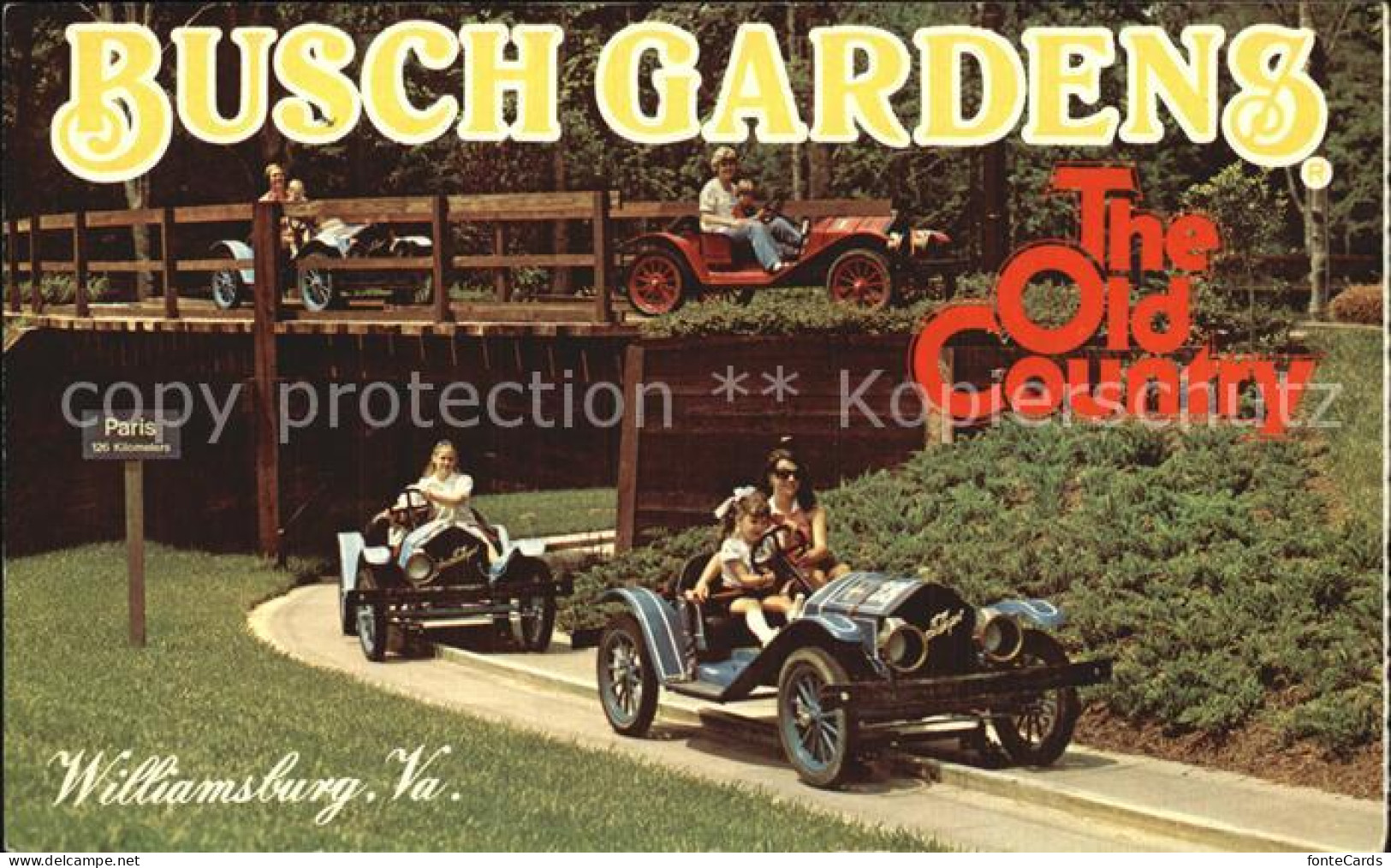 72486853 Williamsburg_Virginia Busch Gardens The Old Country Le Mans Race - Autres & Non Classés