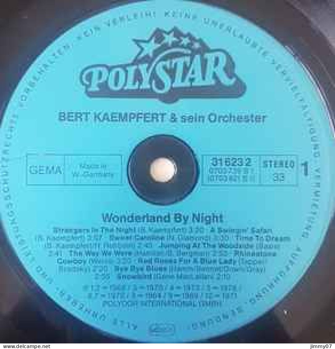 Bert Kaempfert & Sein Orchester - Wonderland By Night (LP, Album, Comp, Club) - Disco & Pop