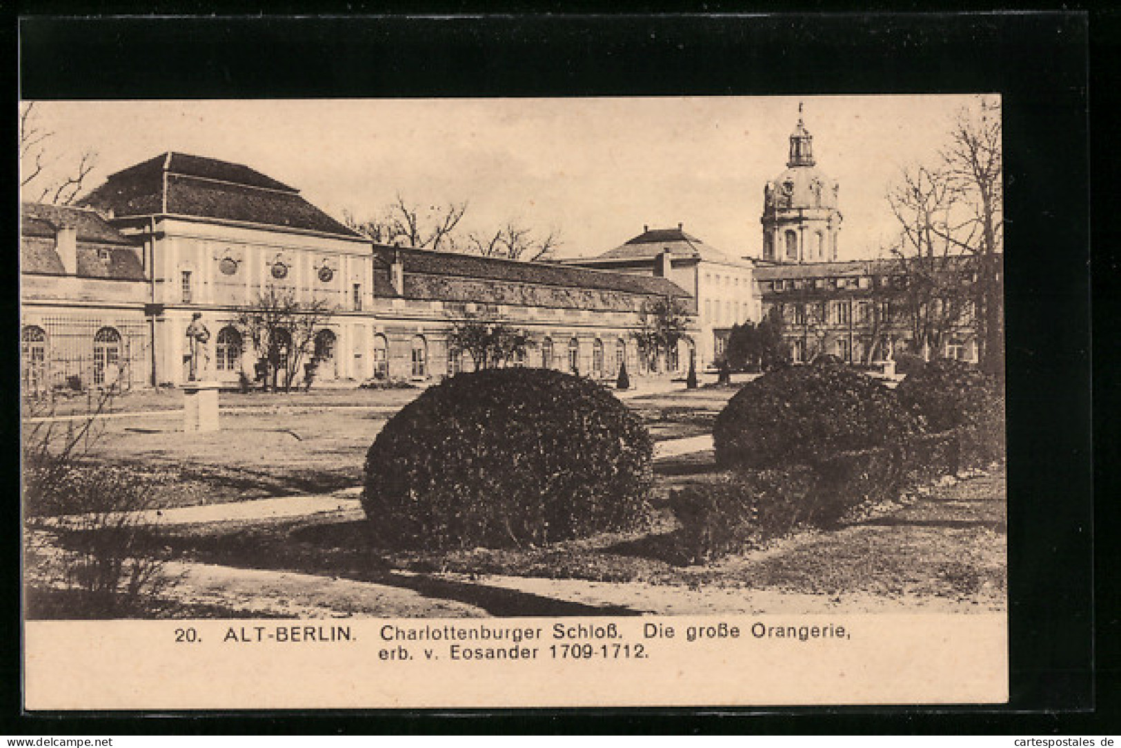 AK Alt-Berlin, Charlottenburger Schloss, Die Grosse Orangerie  - Charlottenburg