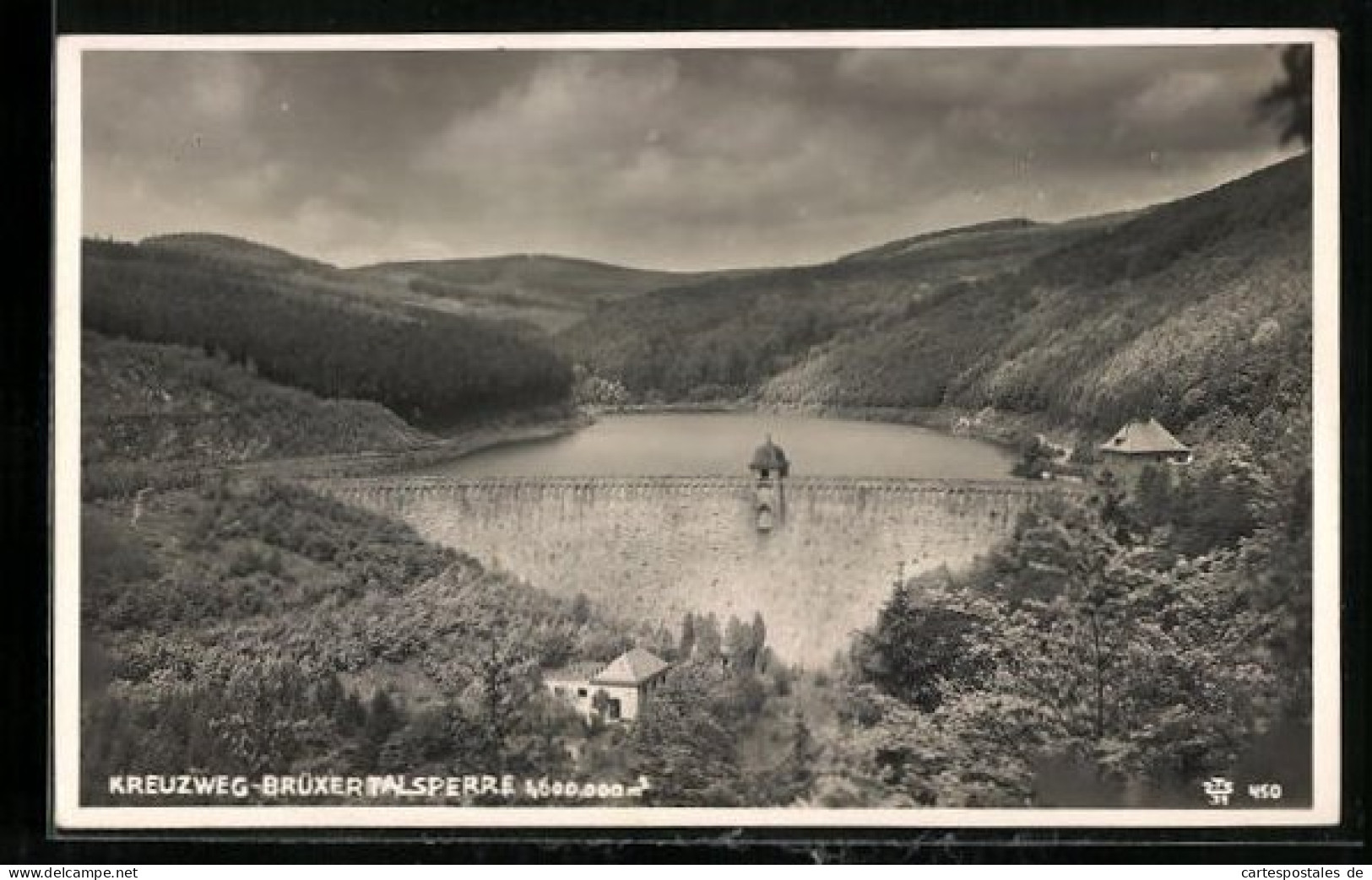 AK Oberleutzendorf, Kreuzweg-Brüxer Talsperre  - Tschechische Republik