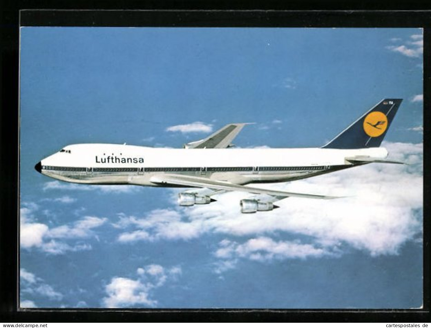 AK Flugzeug Boeing 747 Der Lufthansa über Den Wolken  - 1946-....: Era Moderna