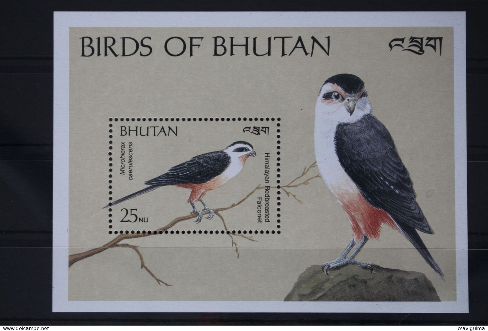 Bhutan (Bhoutan) - 1989 - Birds: Eagles & Birds Of Prey - Yv Bf 194 - Arends & Roofvogels