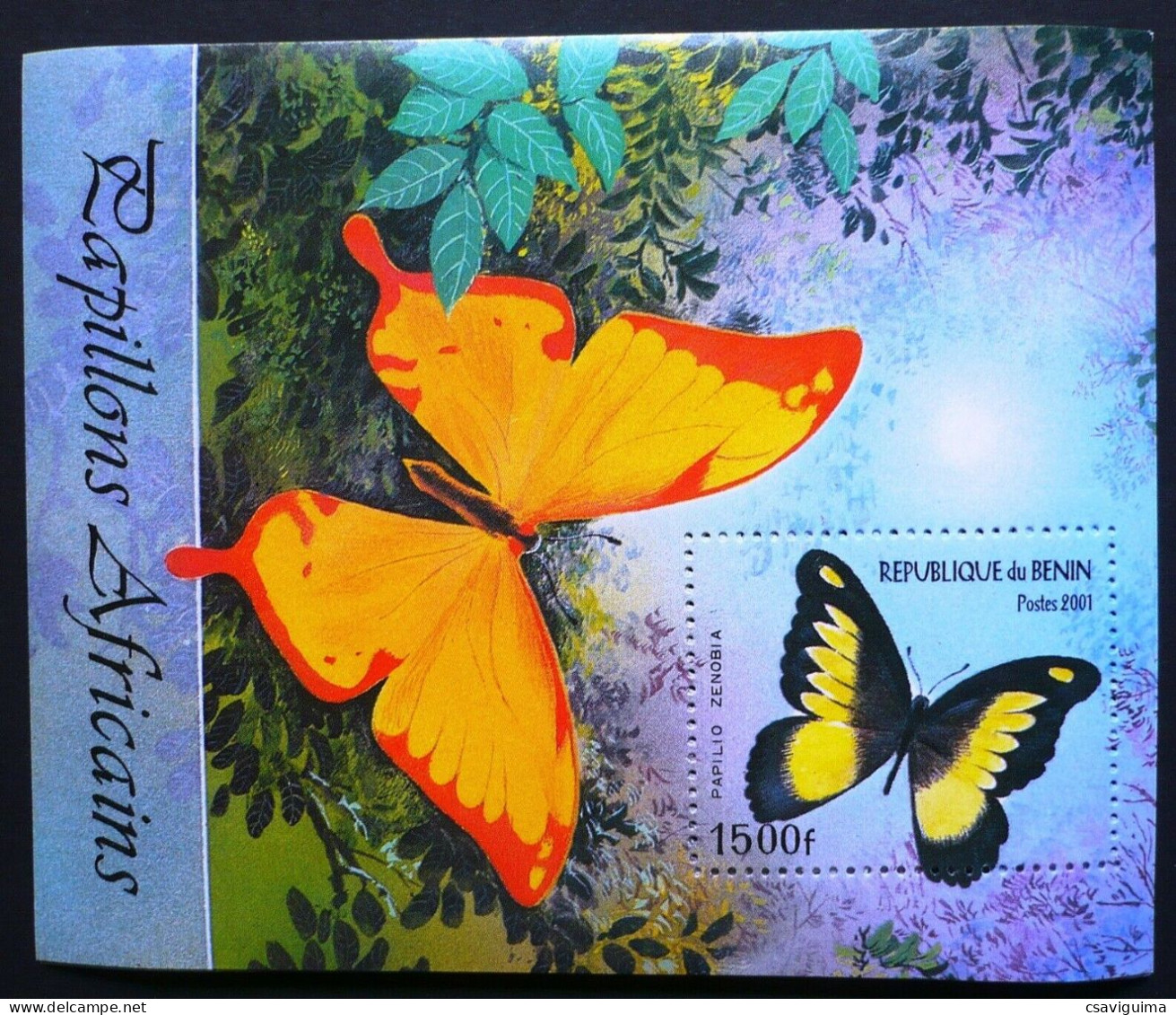 Benin - 2001 - Butterflies - Yv Bf ??? - Papillons