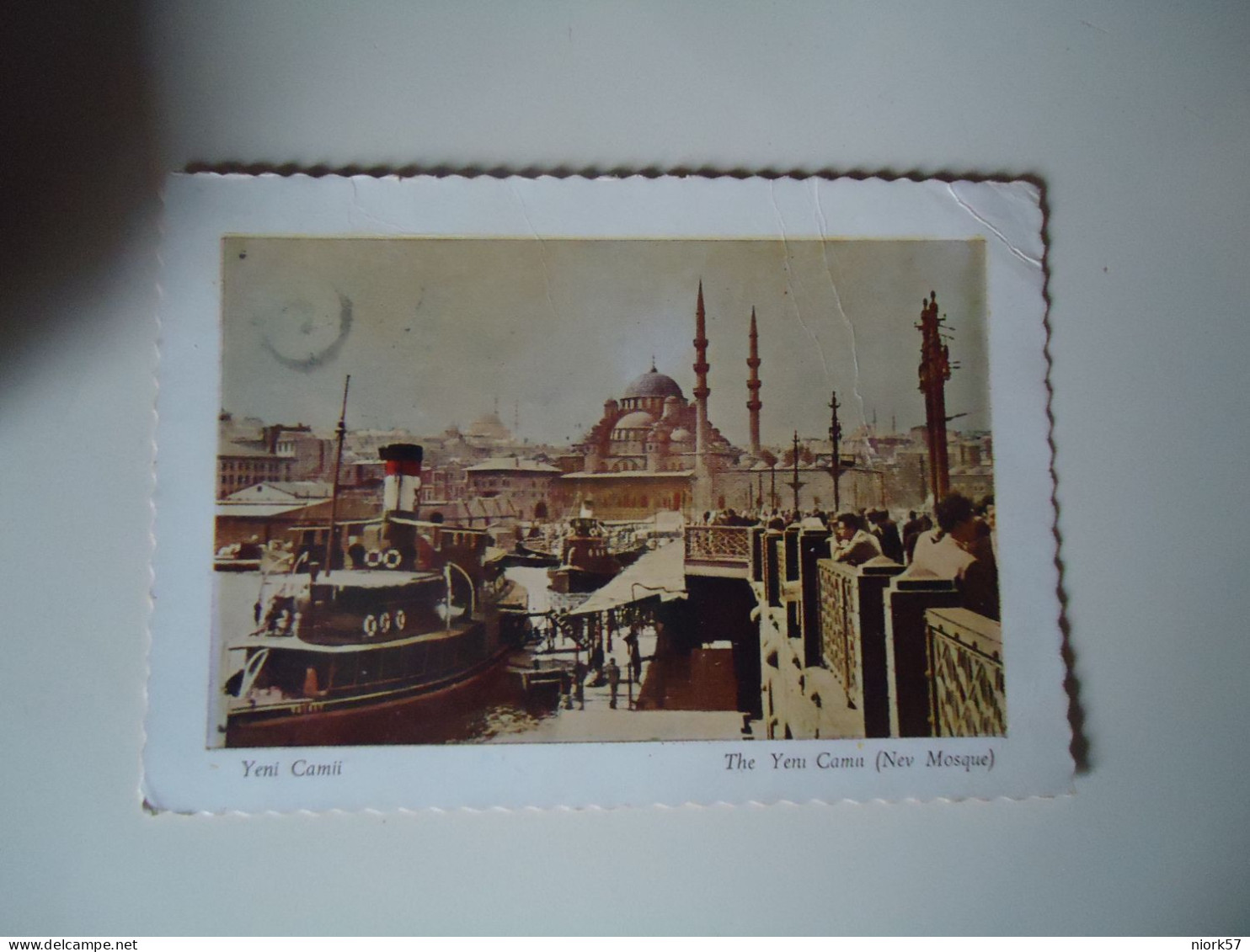 TURKEY   POSTCARDS  CONSTANTINOPLE  YENI CAMIT 1956   FOR MORE PURCHASES 10% DISCOUNT - Turquie