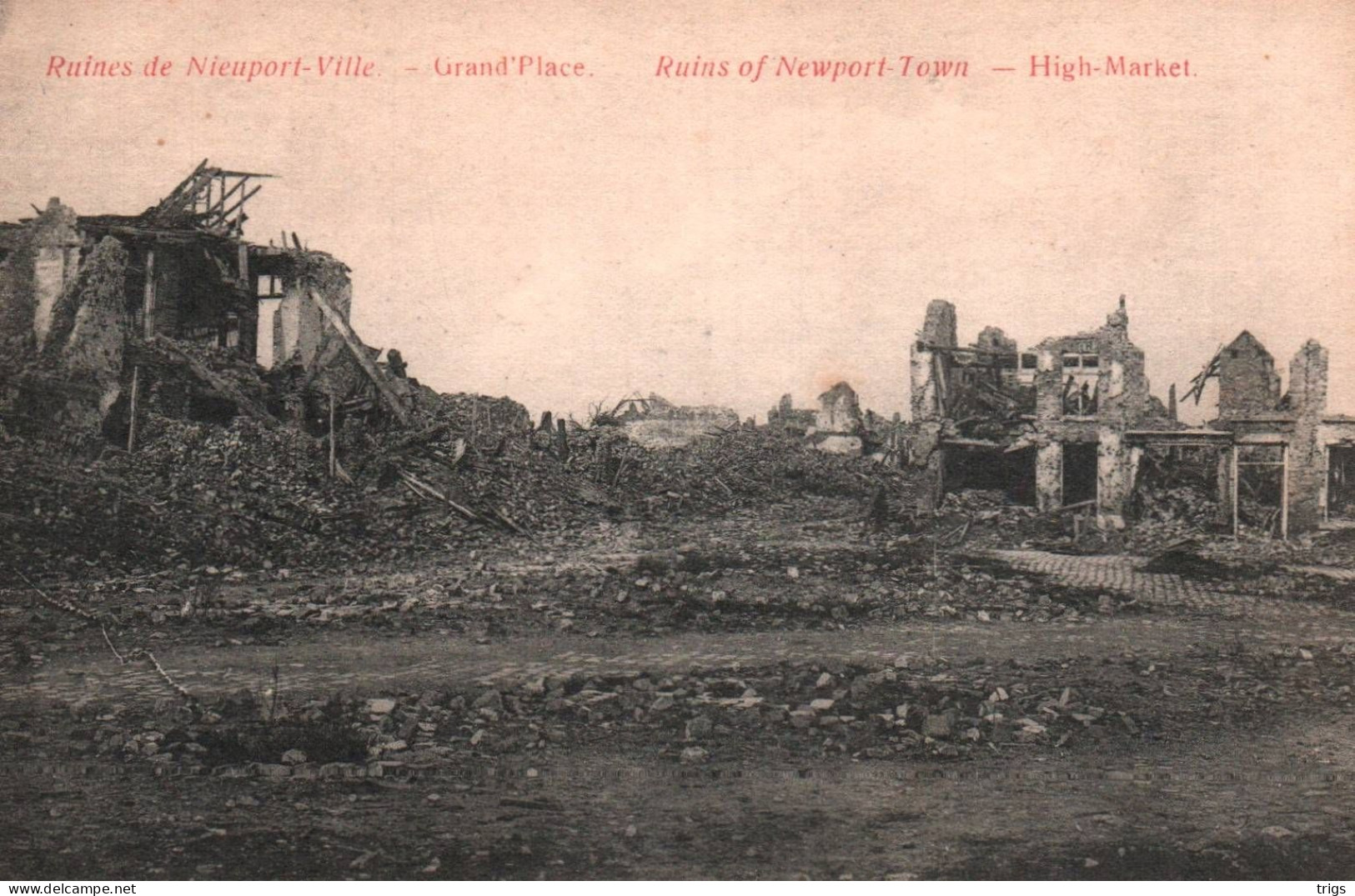 Nieuport Ville (Ruines) - Grand'Place - Nieuwpoort