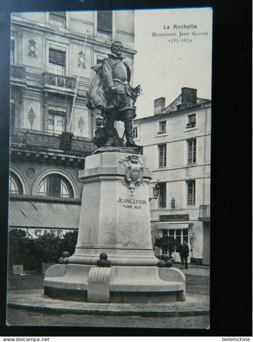 LA ROCHELLE                             MONUMENT JEAN GUITON - La Rochelle