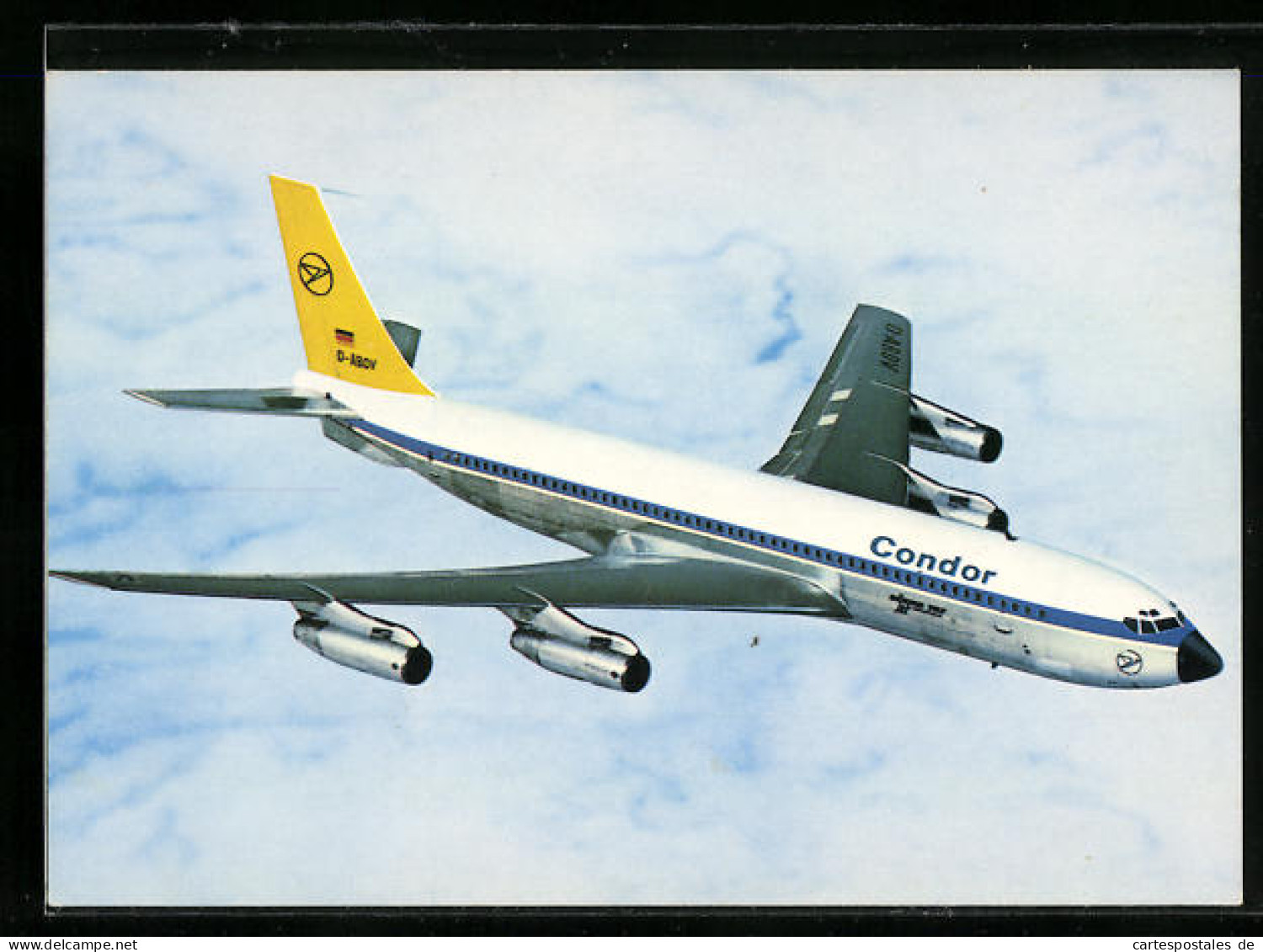 AK Flugzeug Boeing 707-33 B Intercontinental Von Condor über Den Wolken  - 1946-....: Ere Moderne