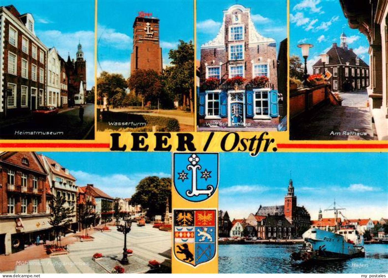 73930636 Leer_Ostfriesland Heimatmuseum Wasserturm Wolffsches Haus Rathaus Muehl - Leer