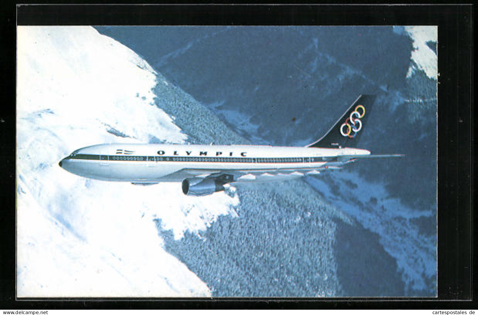 AK Flugzeug Airbus A 300 Der Olympic Airways Im Flug  - 1946-....: Ere Moderne