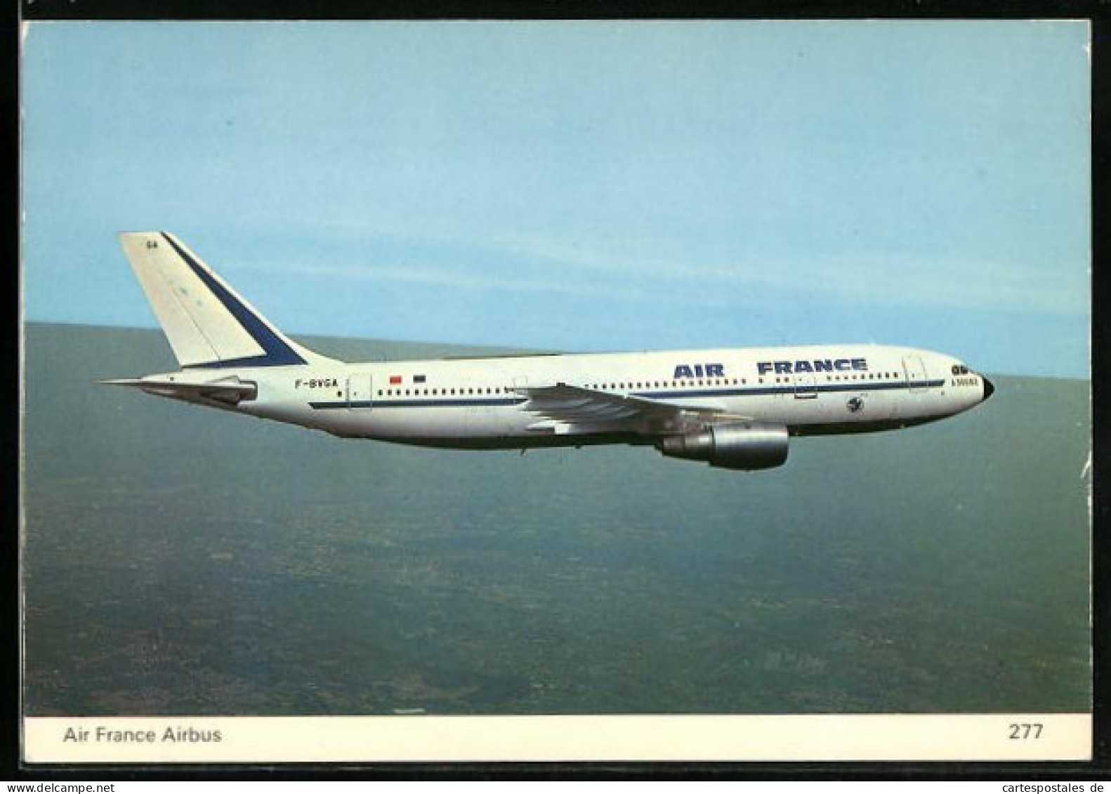 AK Flugzeug Airbus A 300 B2 Der Air France In Der Luft  - 1946-....: Ere Moderne