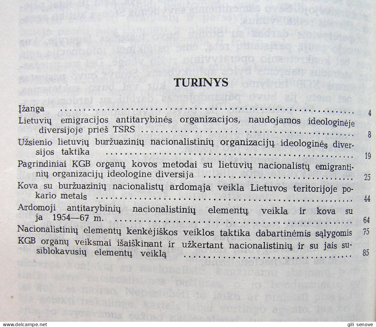 Lithuanian Book / Lietuvių Nacionalistų Kenkėjiška Veikla Ir Kova Su Ja 1986 - Ontwikkeling