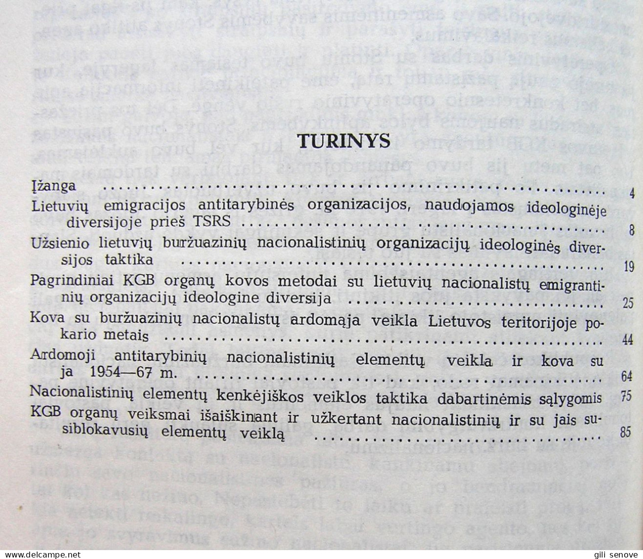 Lithuanian Book / Lietuvių Nacionalistų Kenkėjiška Veikla Ir Kova Su Ja 1986 - Kultur