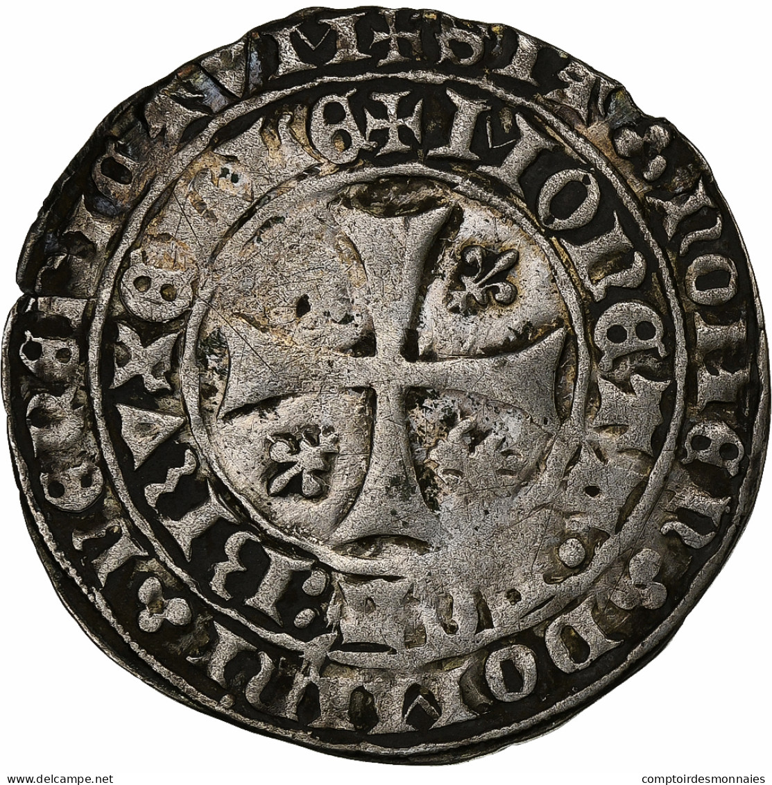Duché De Brabant, Jean IV, Double Gros Drielander, 1420-1421, Bruxelles, Billon - Altri & Non Classificati