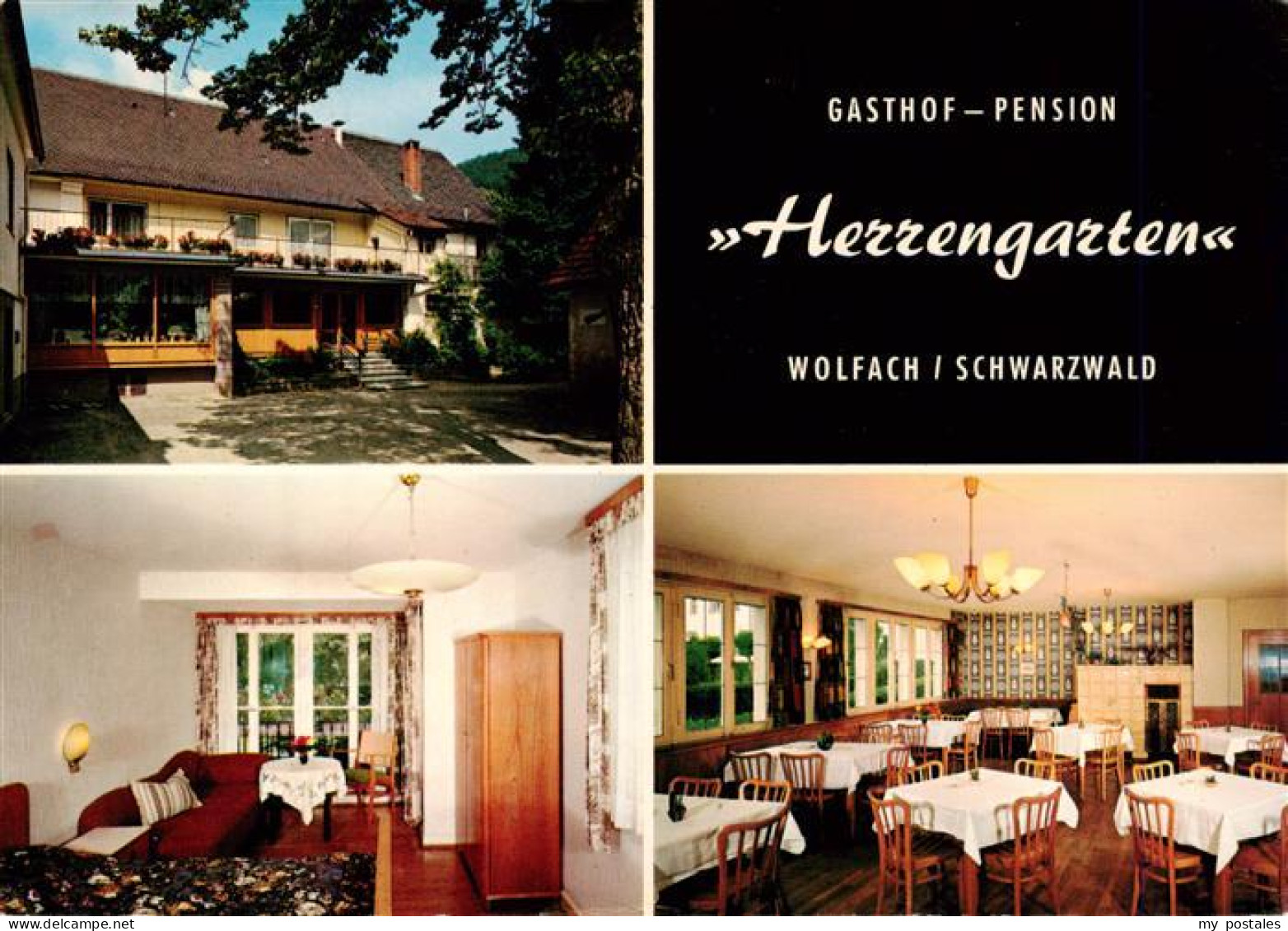 73930448 Wolfach_Schwarzwald Gasthof Pension Herrengarten Gastraeume - Wolfach