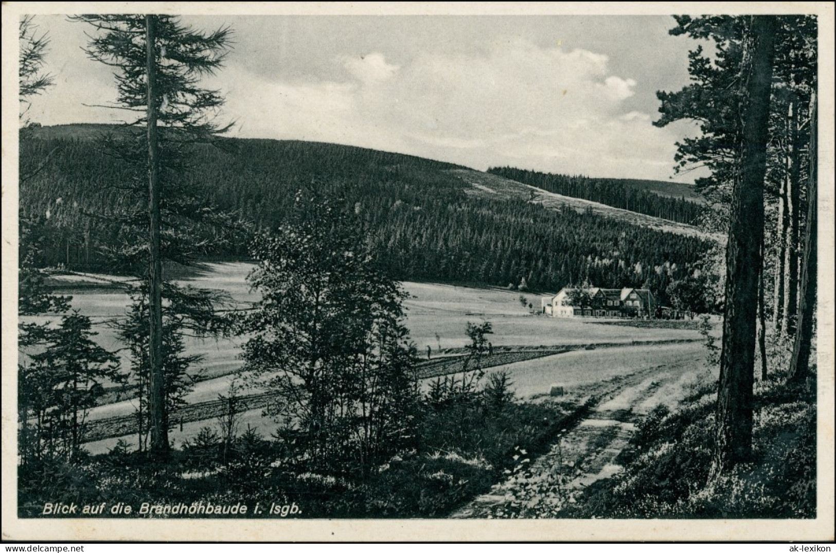 Bad Schwarzbach-Bad Flinsberg Czerniawa-Zdrój Świeradów-Zdrój Brandhöhbaude 1935 - Schlesien