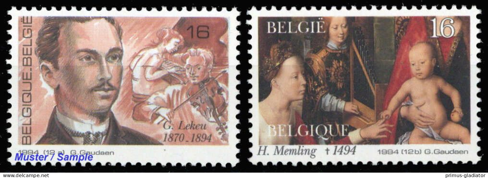 1994, Belgien, 2621-22, ** - Other & Unclassified