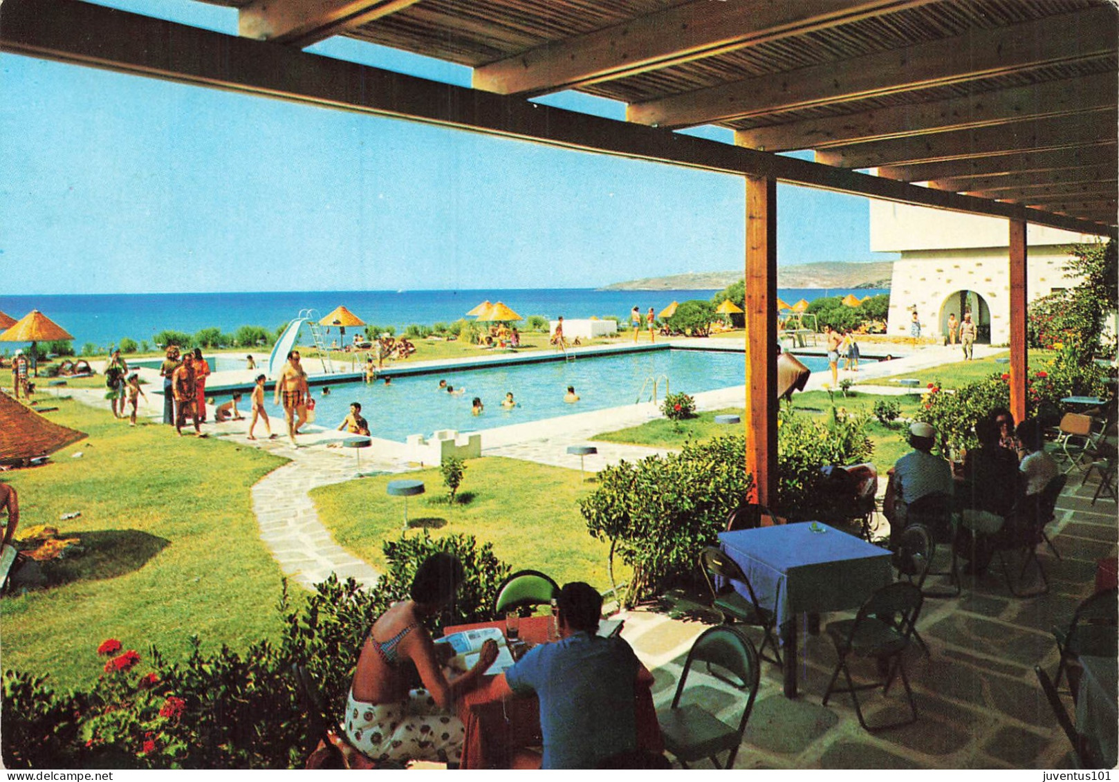 CPSM Tinos Beach-Hotel-Timbre   L2871 - Griekenland