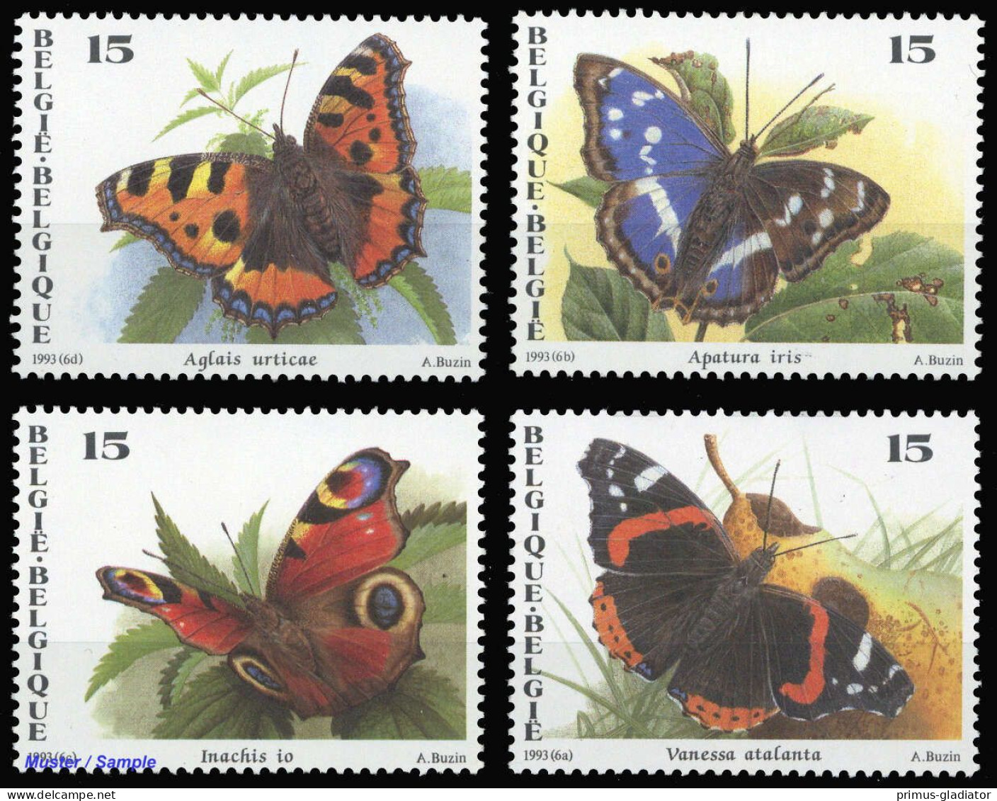 1993, Belgien, 2555-58, ** - Other & Unclassified