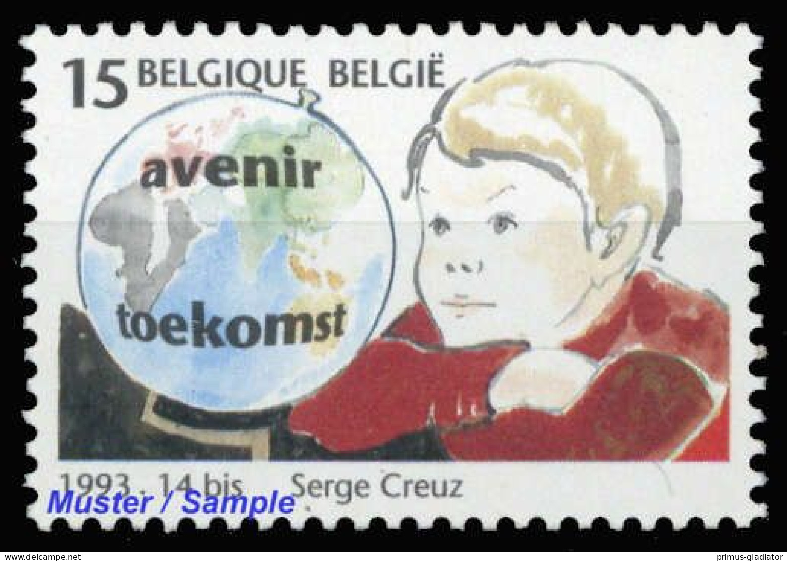 1993, Belgien, 2583, ** - Other & Unclassified