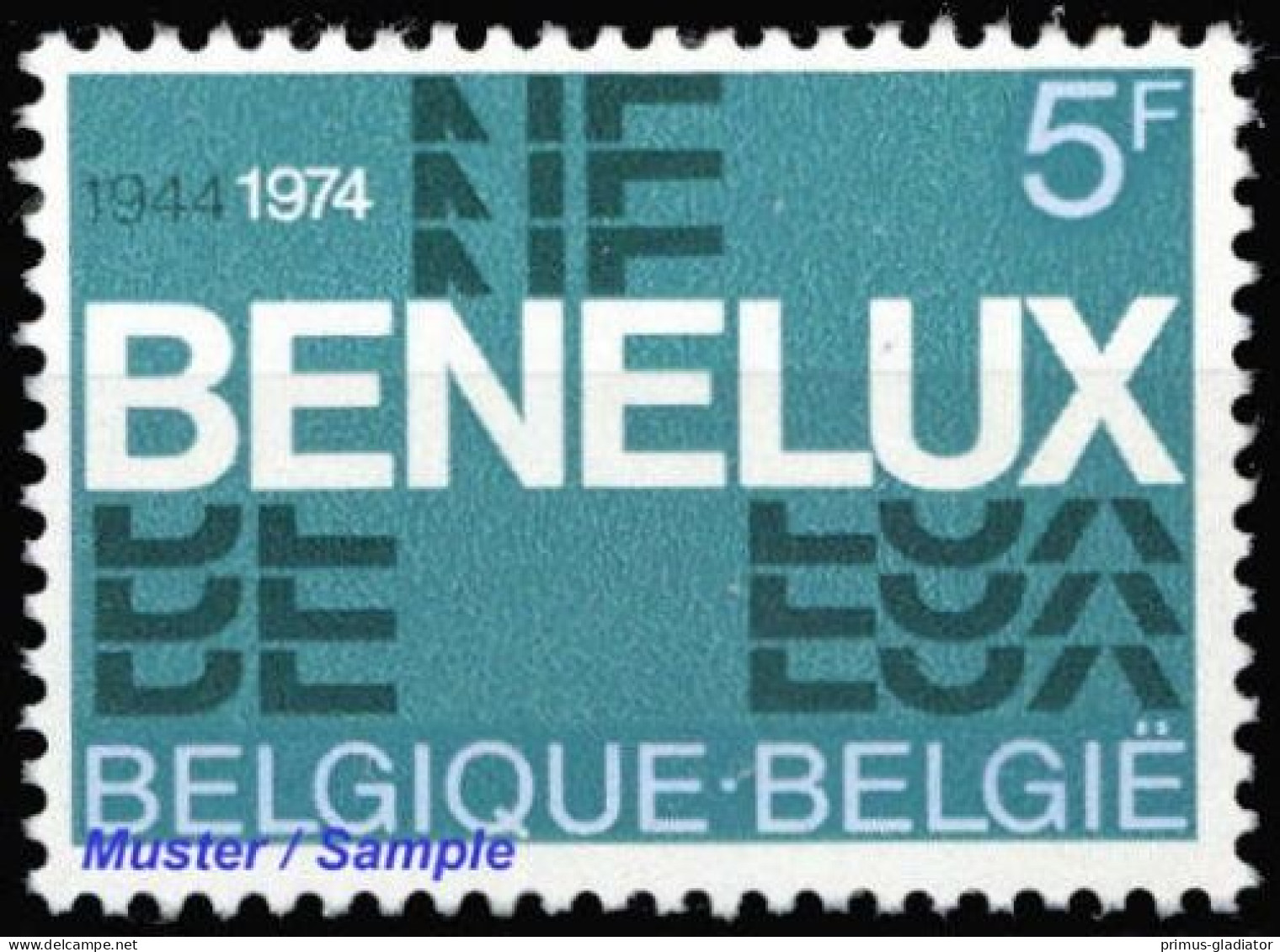 1974, Belgien, 1775, ** - Other & Unclassified