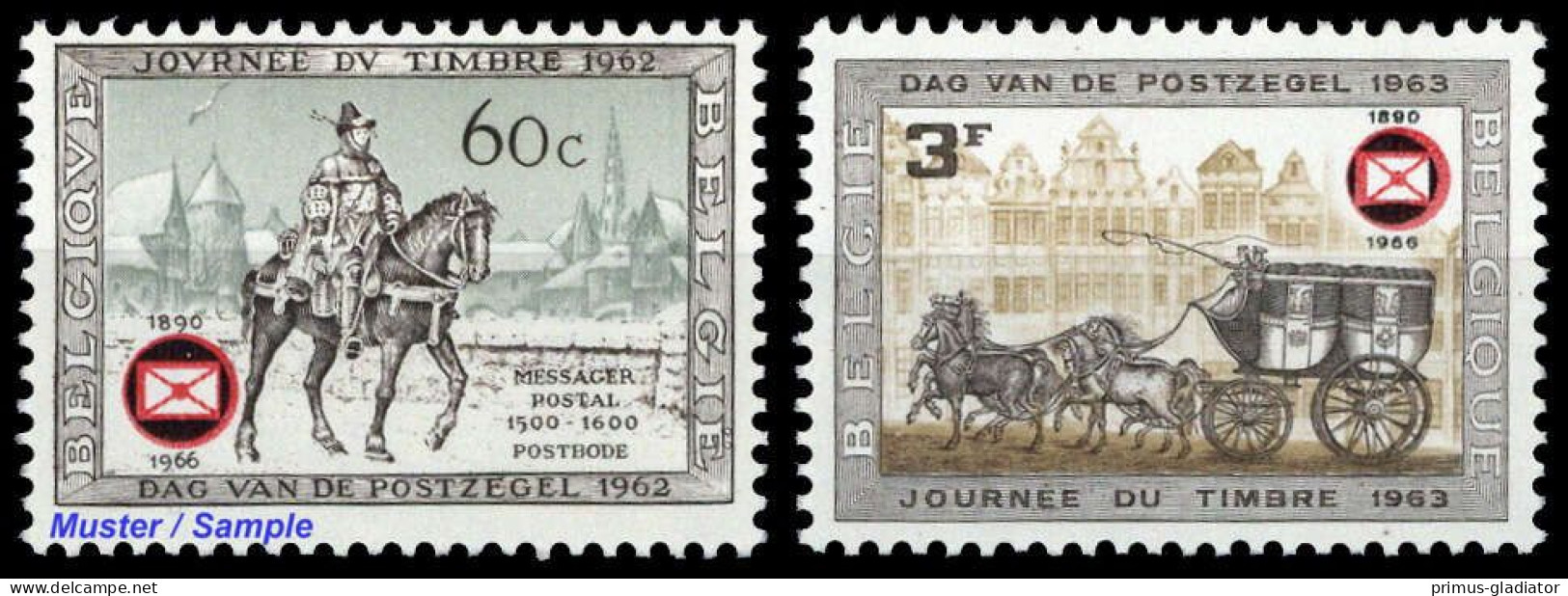 1966, Belgien, 1452-53, ** - Other & Unclassified