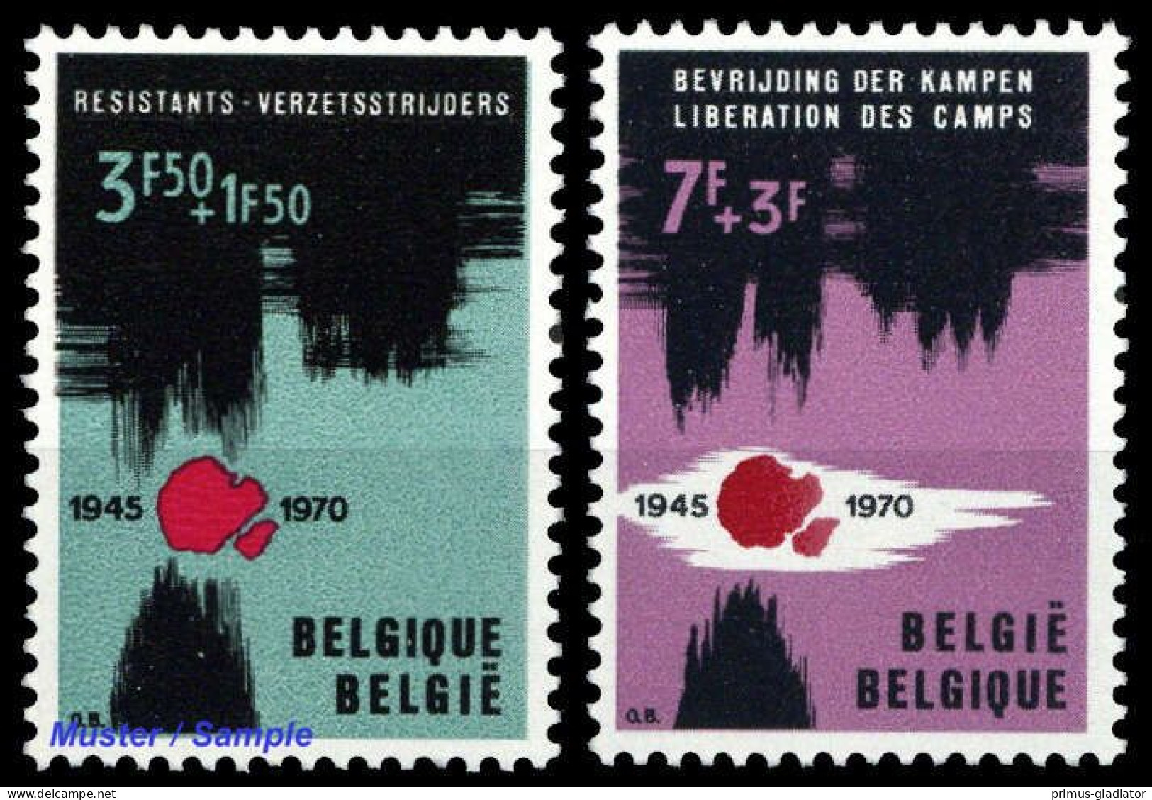 1970, Belgien, 1598-99, ** - Other & Unclassified