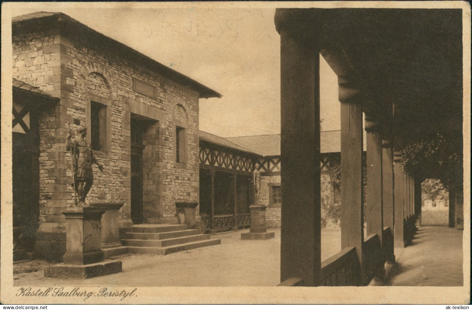 Bad Homburg Vor Der Höhe Römer - Kastell Saalburg, Teilansicht Burg, Castle 1925 - Bad Homburg