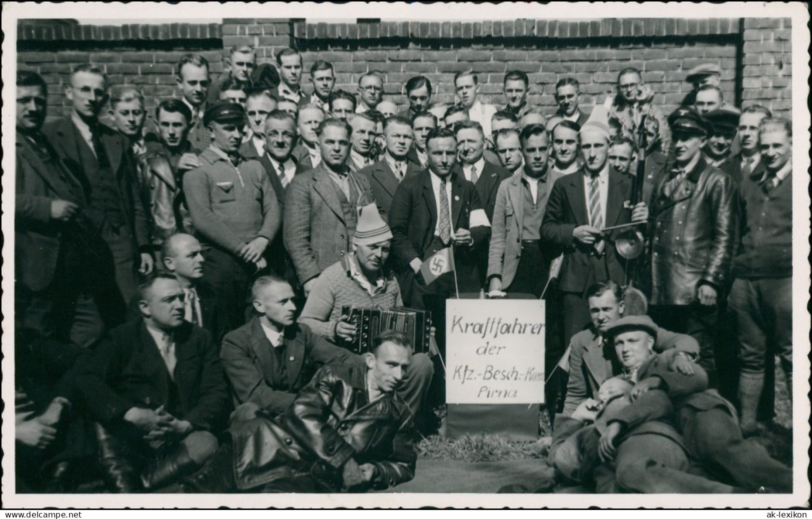 Foto Pirna Kraftfahrer Der KFZ Besch Kom 1939 Privatfoto - Pirna