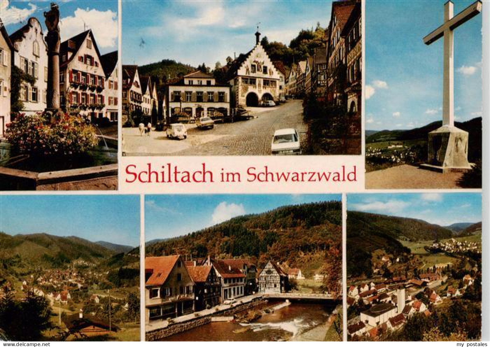 73930399 Schiltach Teilansichten Luftkurort Im Schwarzwald Kreuz - Schiltach