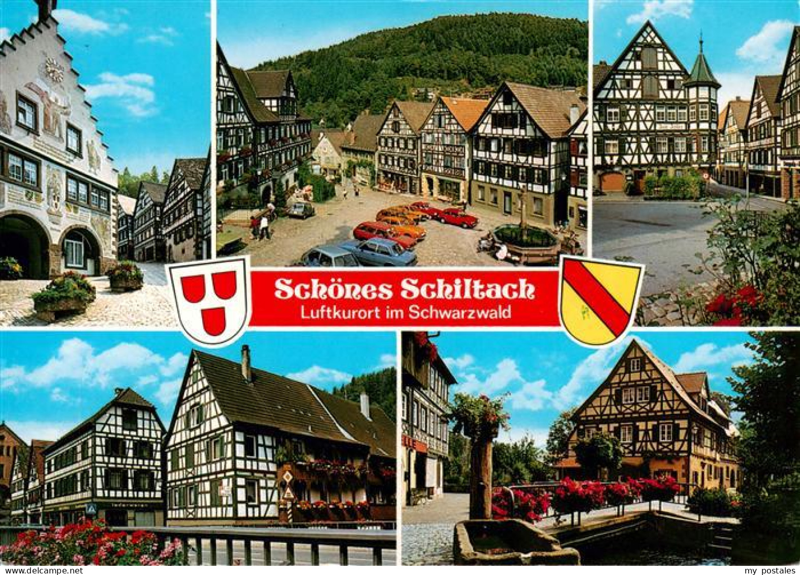 73930389 Schiltach Ortsmotive Luftkurort Im Schwarzwald Fachwerkhaeuser - Schiltach