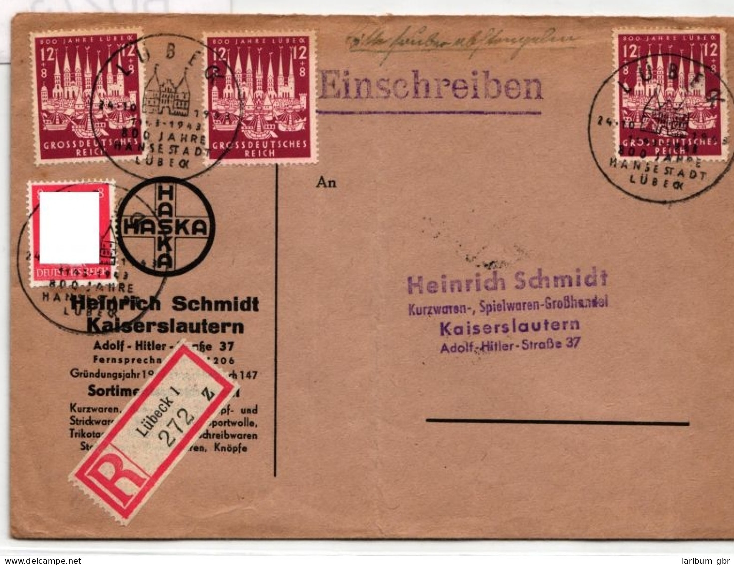 Deutsches Reich 862 (3x), 786 Als Ersttagsbrief Portogerecht Echt Gel. #BD273 - Sonstige & Ohne Zuordnung