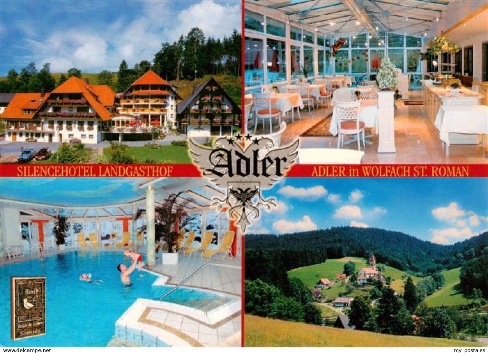 73930341 St_Roman_Wolfach Silencehotel Landgasthof Adler Restaurant Hallenbad La - Wolfach