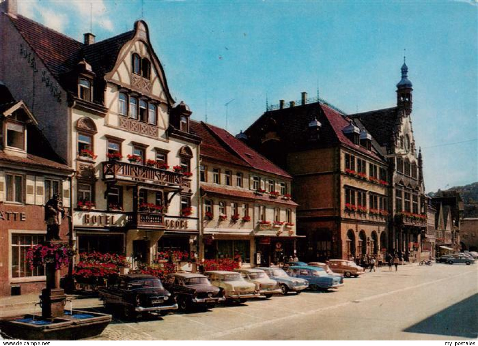 73930339 Wolfach_Schwarzwald Marktplatz Mit Rathaus - Wolfach