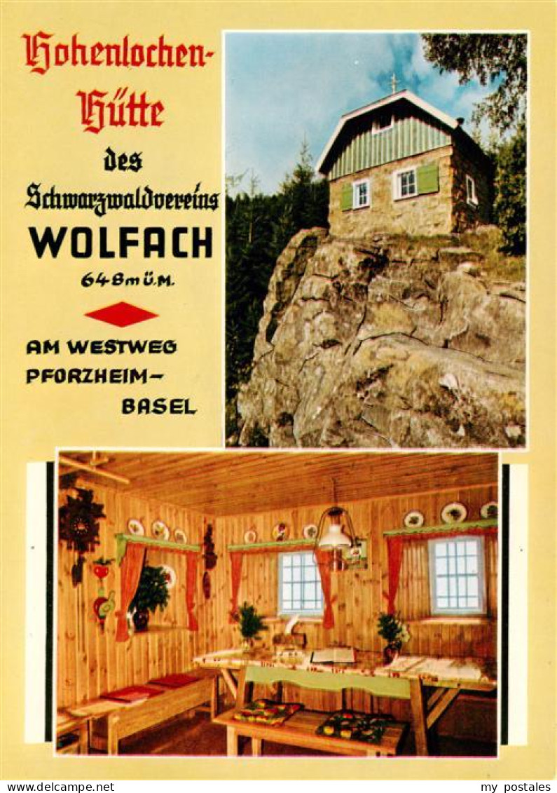 73930317 Wolfach_Schwarzwald Hohenlochenhuette Des Schwarzwaldvereins Gastraum - Wolfach