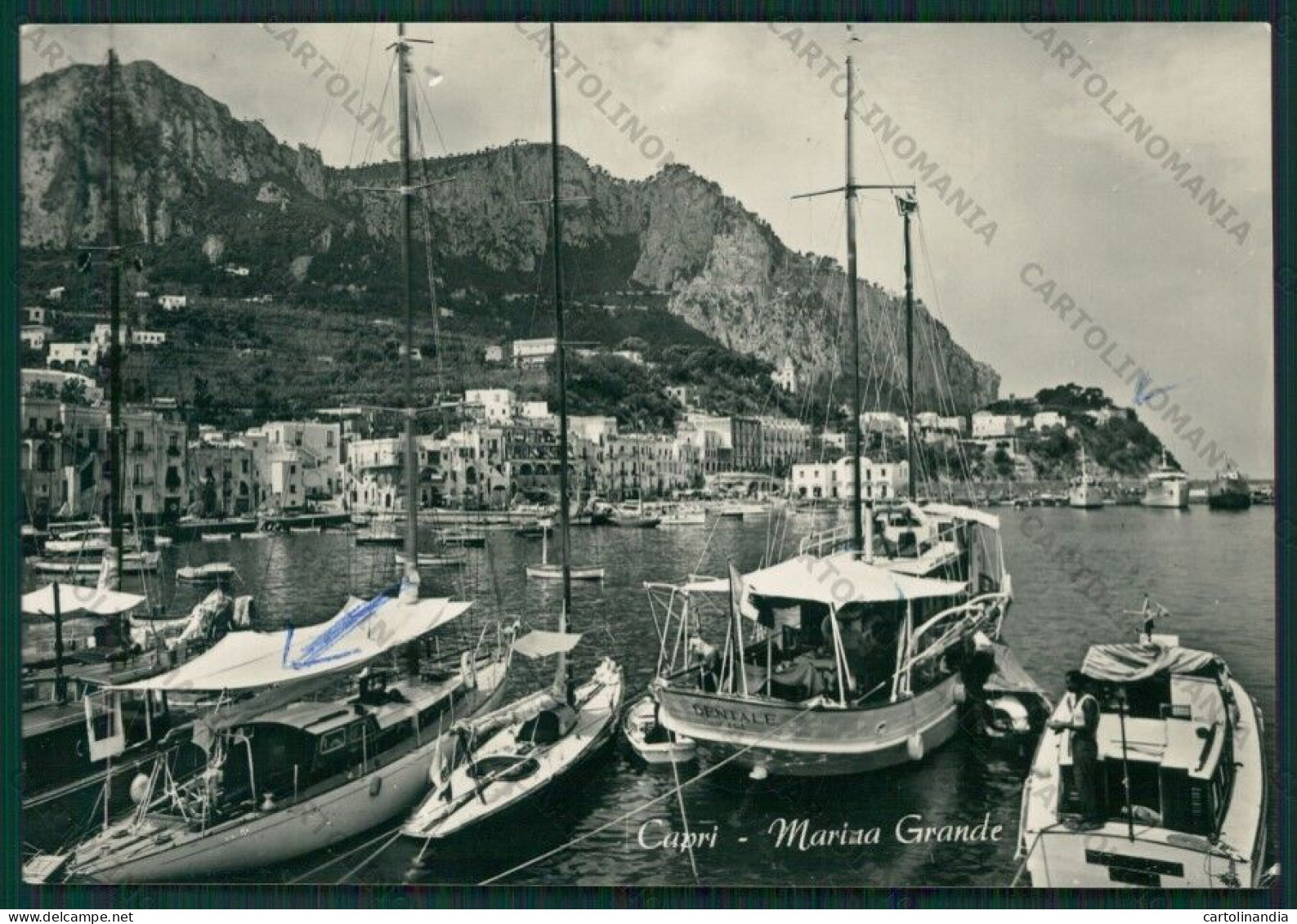 Napoli Capri Marina Grande Barche Foto FG Cartolina KV8647 - Napoli