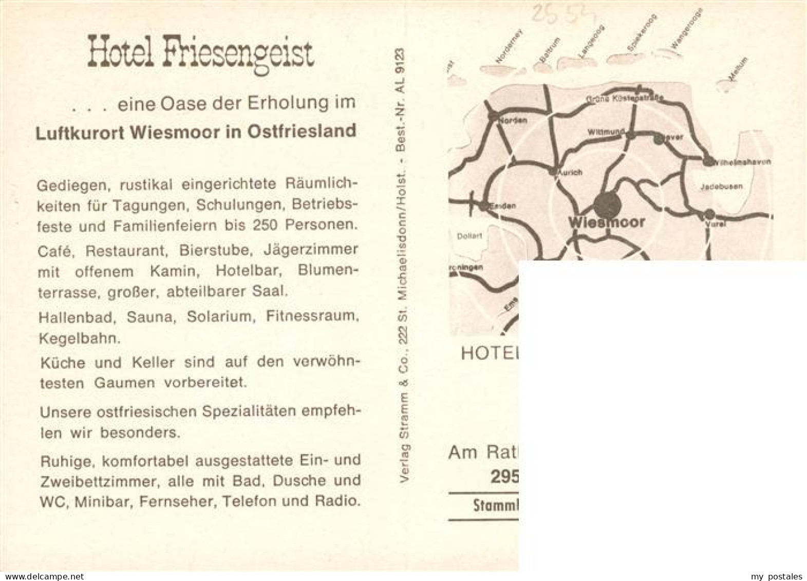 73930283 Wiesmoor Hotel Friesengeist Bar Hallenbad Restaurant - Wiesmoor