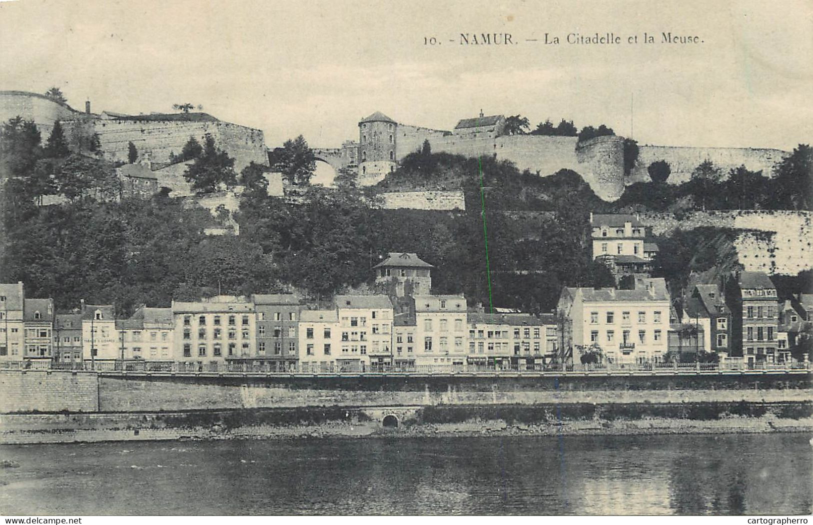 Belgium Cpa Namur La Citadelle Et La Meuse - Namur