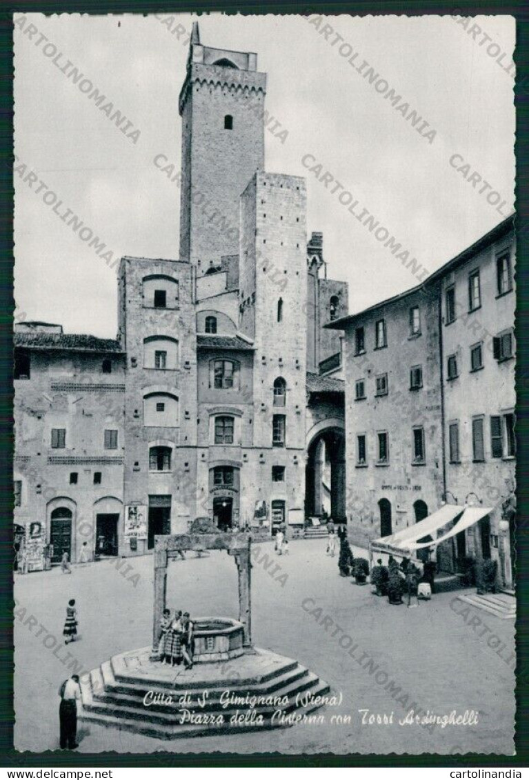 Siena San Gimignano Foto FG Cartolina KV9053 - Siena