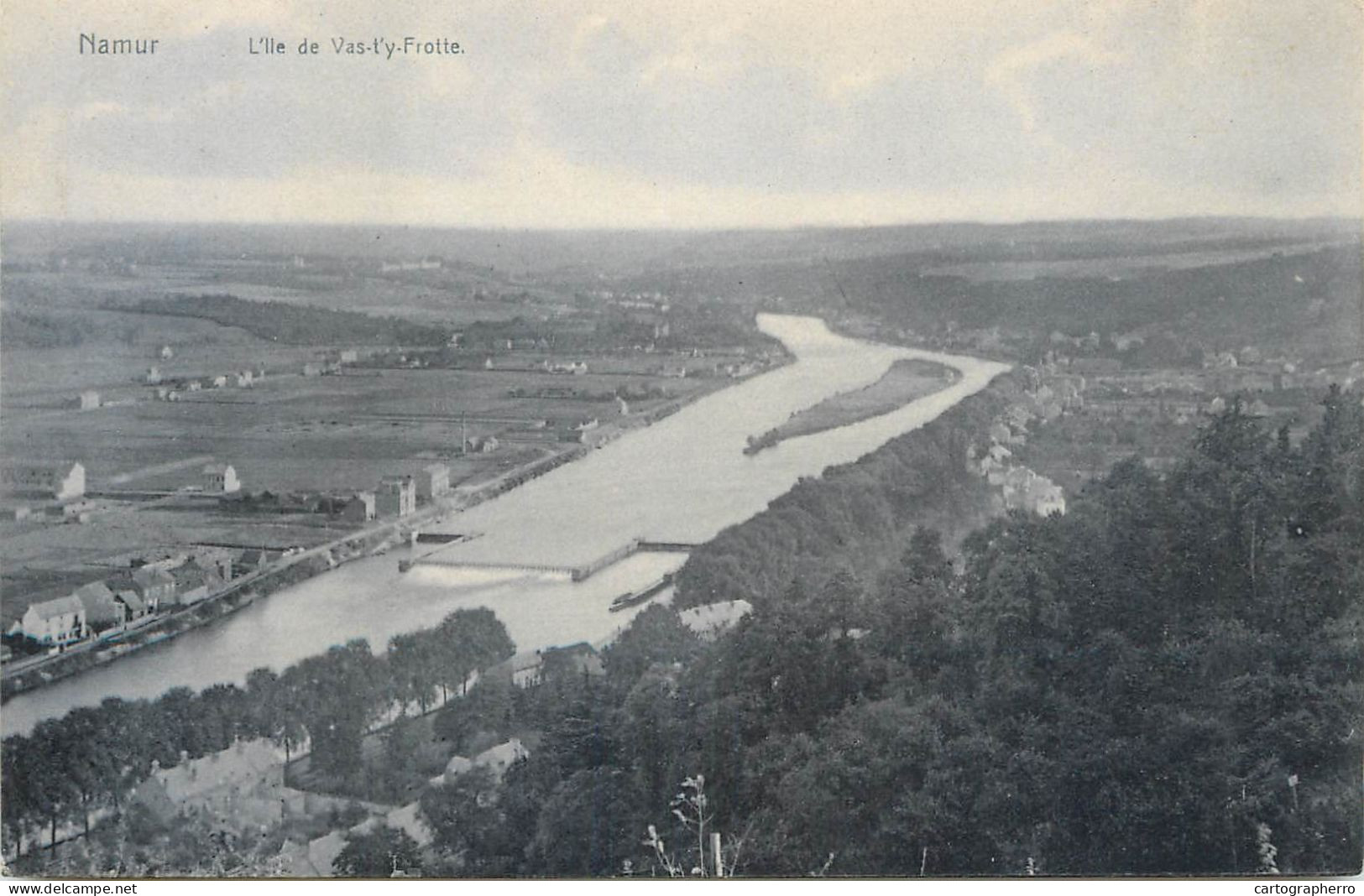 Belgium Cpa Namur L'ile De Vas-t'y-Frotte - Namur