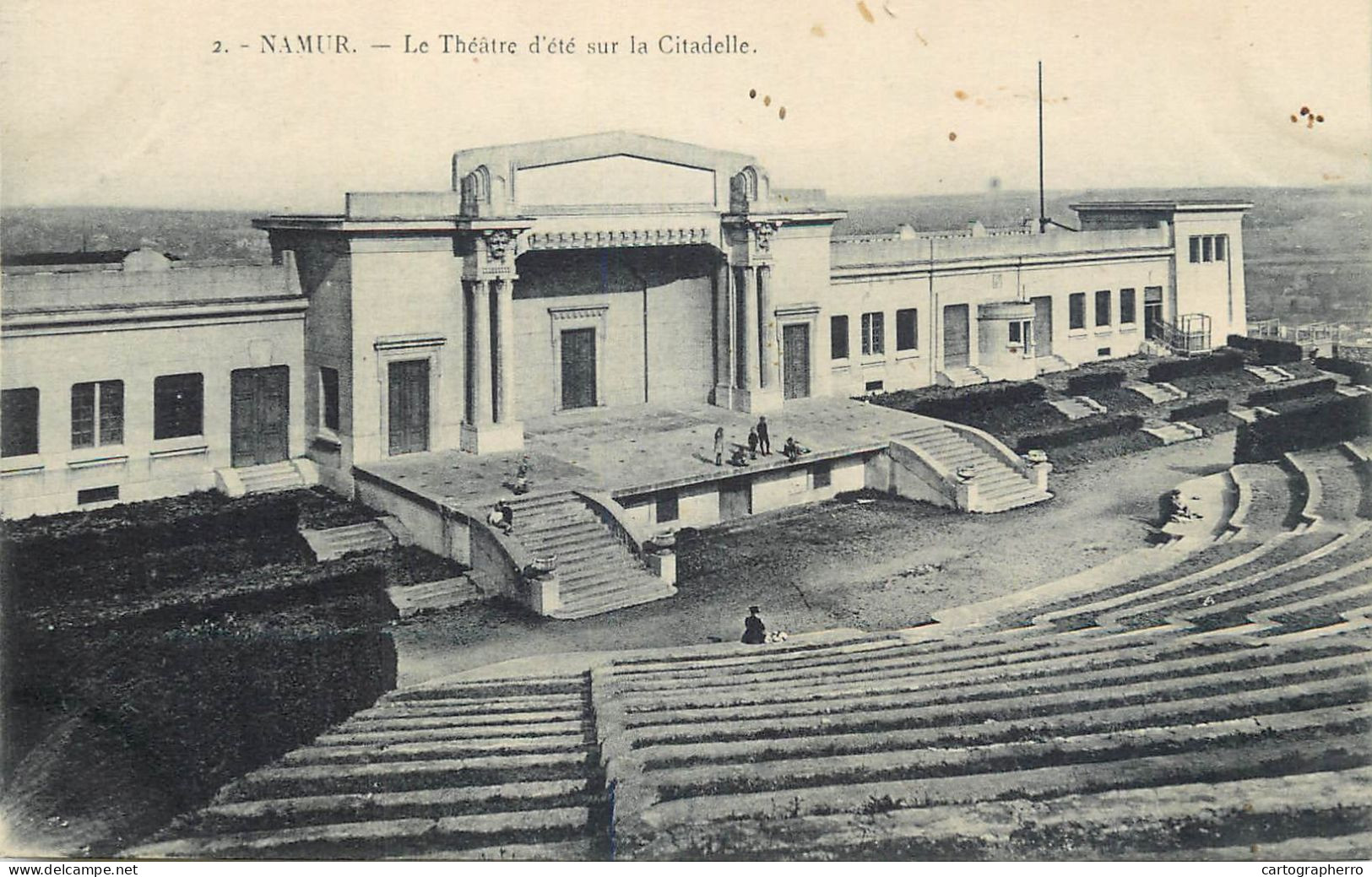 Belgium Cpa Namur Le Theatre D'ete - Namur