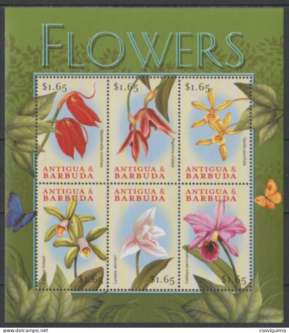 Antigua & Barbuda - 2000 - Flowers - Yv 2784/89 - Sonstige & Ohne Zuordnung