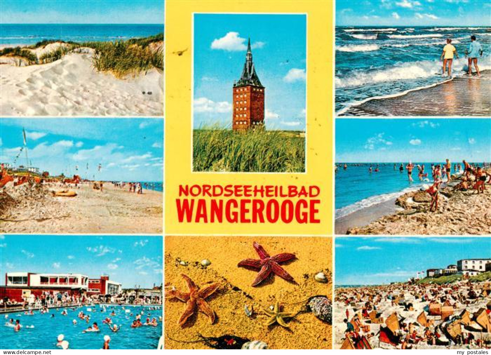 73930173 Wangerooge_Wangeroog_Nordseebad Strandpartien Freibad Westturm  - Wangerooge