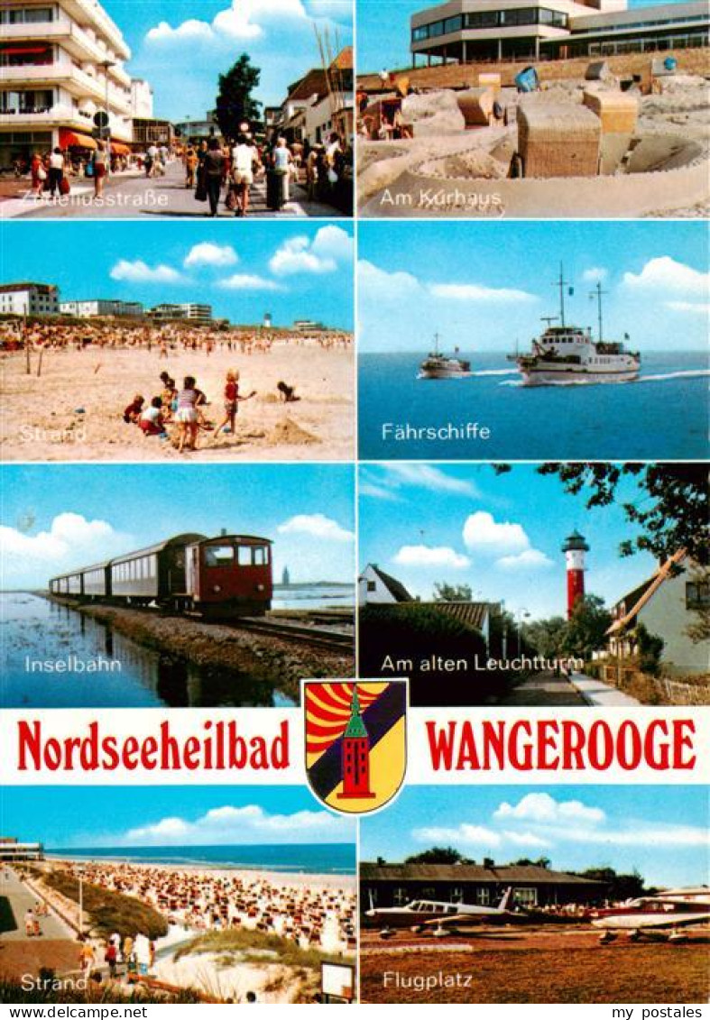 73930172 Wangerooge_Wangeroog_Nordseebad Zideliusstrasse Kurhaus Strand Faehrsch - Wangerooge