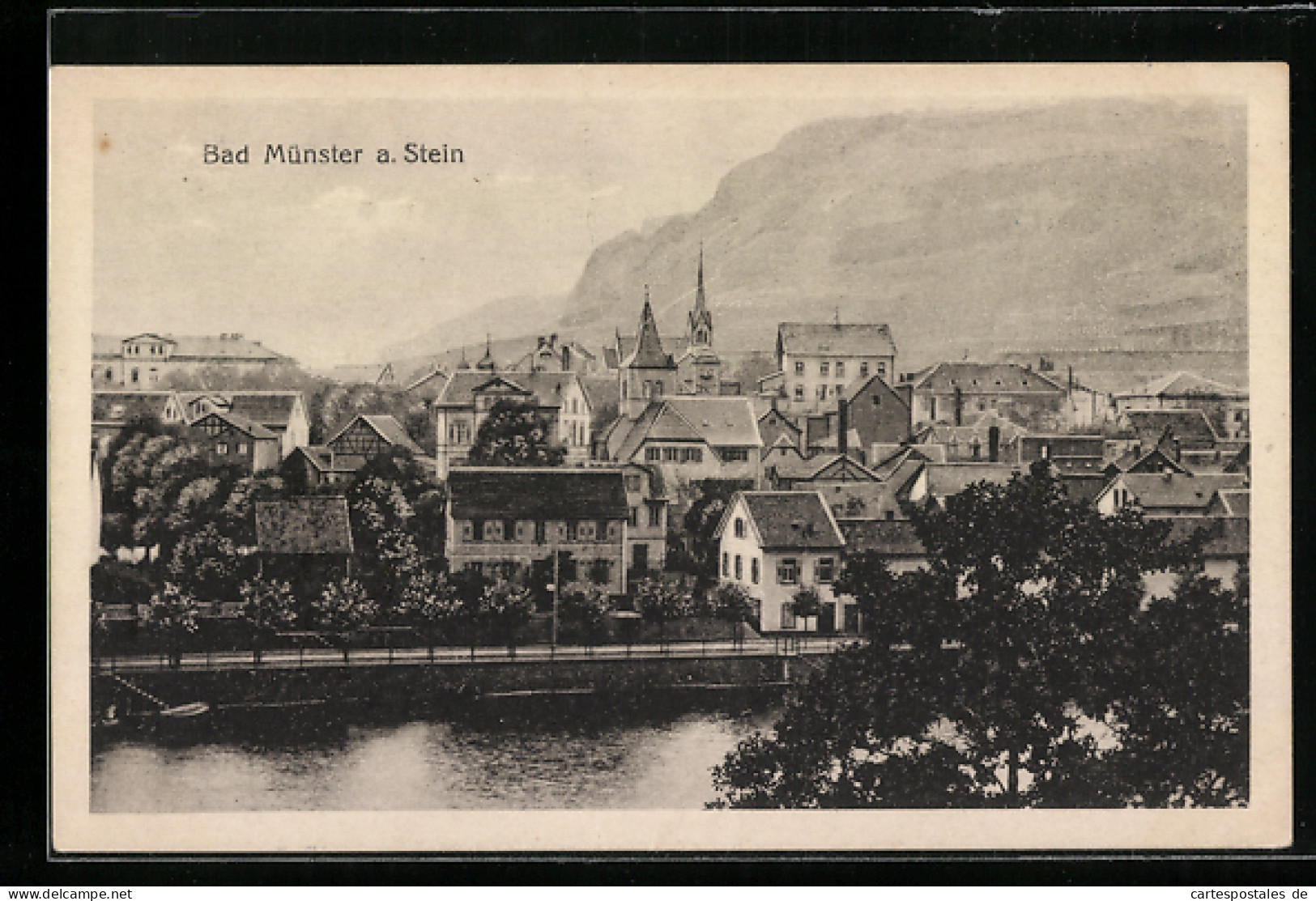 AK Bad Münster Am Stein, Gesamtansicht  - Bad Münster A. Stein - Ebernburg